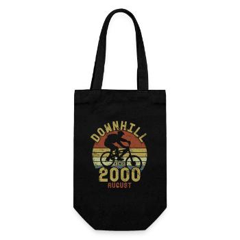 Birthday Downhill Bike Bike August 2000 - Gift Bag for Bottles - black - Front