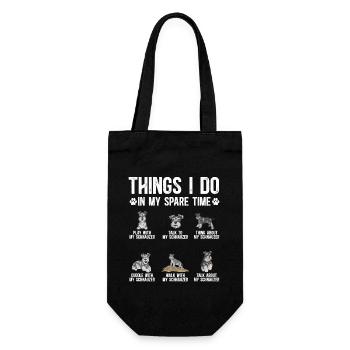 Schnauzer nain Chien Schnauzer - Sac à bouteille - noir - Devant