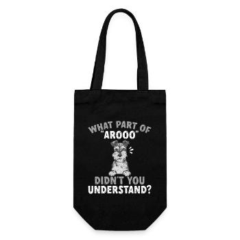 Schnauzer nain Chien Schnauzer - Sac à bouteille - noir - Devant
