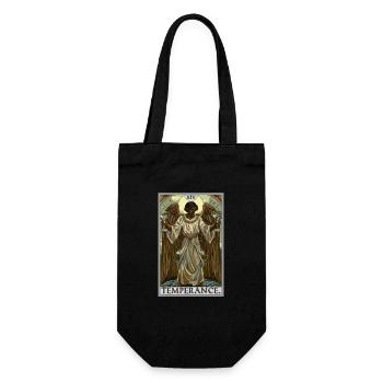 Carte de tarot Carte de tarot Tempérance Tempérance - Sac à bouteille - noir - Devant