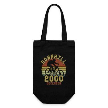 Birthday Downhill Bike Bike December 2000 - Gift Bag for Bottles - black - Front