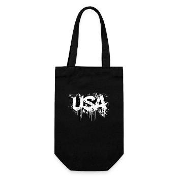 United States Graffiti American Independence Day - Gift Bag for Bottles - black - Front