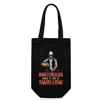 Barman Mixologue Barmans - Sac à bouteille - noir - Devant