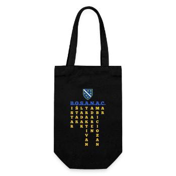 Chemise Bosna drapeau de la Bosnie – Bosniaque parfaite - Sac à bouteille - noir - Devant