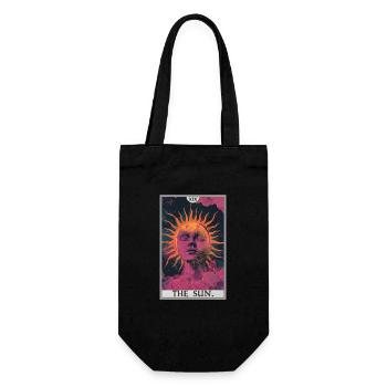 Carte de tarot Carte de tarot Le soleil Le soleil - Sac à bouteille - noir - Devant