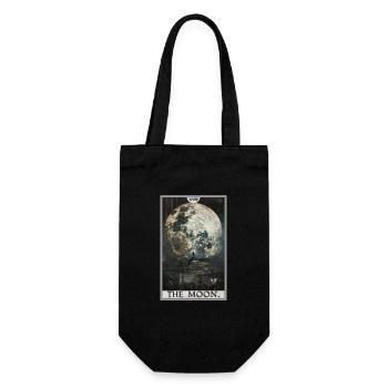 Cartes de tarot Carte de tarot La Lune La Lune - Sac à bouteille - noir - Devant