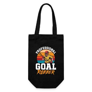 Lacrosse Torwart Lustiges Lacrosse - Geschenkbeutel für Flaschen - Schwarz - Vorne