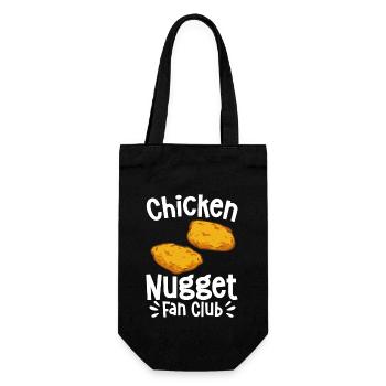 Chicken Nugget Lover Chicken Nuggets - Gift Bag for Bottles - black - Front
