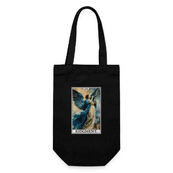 Tarotkarten Tarotkarte 20 Judgment Gericht - Geschenkbeutel für Flaschen - Schwarz - Vorne