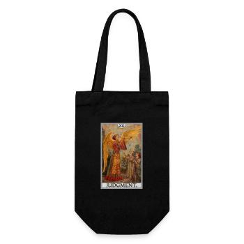 Tarotkarten Tarotkarte 20 Judgment Gericht - Geschenkbeutel für Flaschen - Schwarz - Vorne