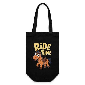 Motifs de chevaux amusants pour les amoureux des chevaux et - Sac à bouteille - noir - Devant