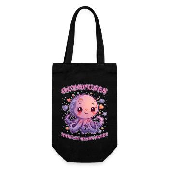 Drôle de pieuvre céphalopode calmar cadeau - Sac à bouteille - noir - Devant