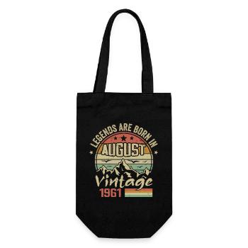 Août 1961 Anniversaire 1961 - Légendes Août 1961 - Sac à bouteille - noir - Devant