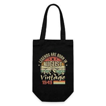 August 1949 Anniversary 1949 - Legends August 1949 - Gift Bag for Bottles - black - Front