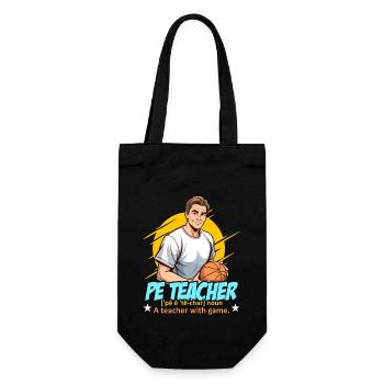 P.E Instructor P.E Teacher Noun A Personal Trainer - Gift Bag for Bottles - black - Front