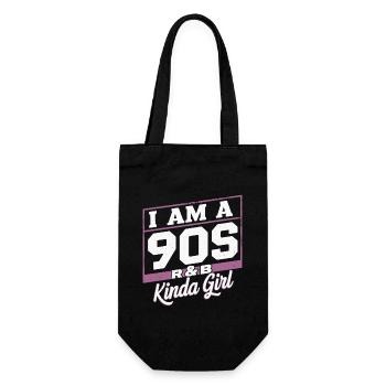 Je suis une fille R&B des années 90 - Sac à bouteille - noir - Devant