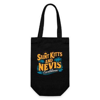 Saint-Kitts-et-Nevis Souvenir des Caraïbes pour - Sac à bouteille - noir - Devant