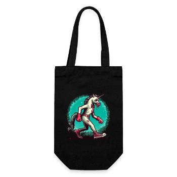 Zombie Unicorn Undead Mystical Creature Halloween - Gift Bag for Bottles - black - Front