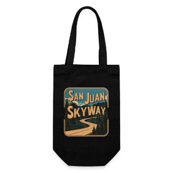 San Juan Skyway Adventure Along the Scenic - Gift Bag for Bottles - black - Front