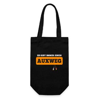 Es Gibt Immer Einen Auxweg Tontechniker Sound - Geschenkbeutel für Flaschen - Schwarz - Vorne