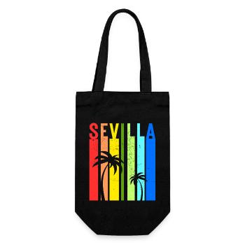 Seville Andalusia Spain Holiday Idea - Gift Bag for Bottles - black - Front