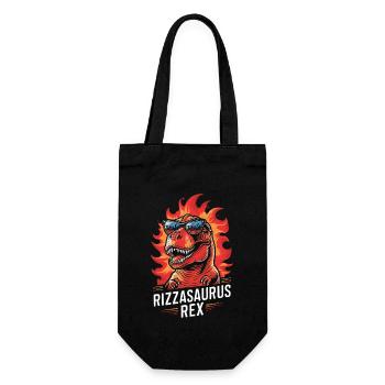 La culture des rizières avec l’art des dinosaures et le T-Rex - Sac à bouteille - noir - Devant