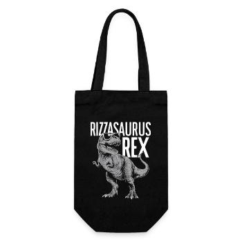 La culture des rizières avec l’art des dinosaures et le T-Rex - Sac à bouteille - noir - Devant