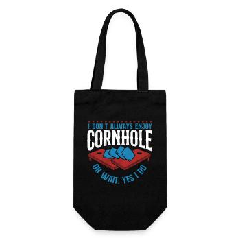 Joueur de sac de haricots de l’équipe Cornhole - Sac à bouteille - noir - Devant