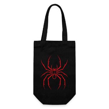 araignée - Sac à bouteille - noir - Devant