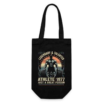 Vintage 1977 Fitness Cadeau D'anniversaire 1977 - Sac à bouteille - noir - Devant
