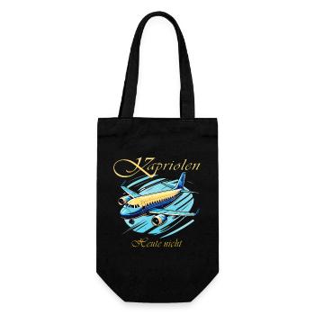 AIRPLANE Capers Not today - Gift Bag for Bottles - black - Front