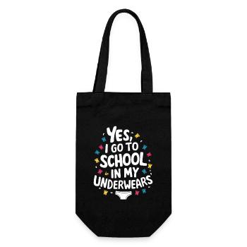 Homeschool Mom Dad Family Life Community Journey - Gift Bag for Bottles - black - Front