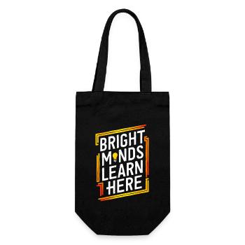 Homeschool Mom Dad Family Life Community Journey - Gift Bag for Bottles - black - Front