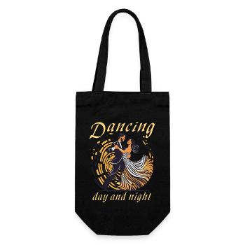 Danser de jour comme de nuit - Sac à bouteille - noir - Devant