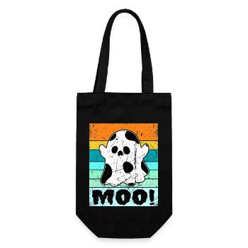 Costume d’Halloween Moo Cow Print - Sac à bouteille - noir - Devant