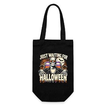 Summer monster is waiting for Halloween - Gift Bag for Bottles - black - Front