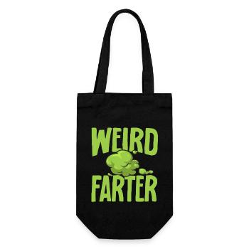 fart farting farting farting - Gift Bag for Bottles - black - Front