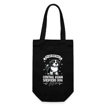 Central Asian Ovcharka Mama - Gift Bag for Bottles - black - Front