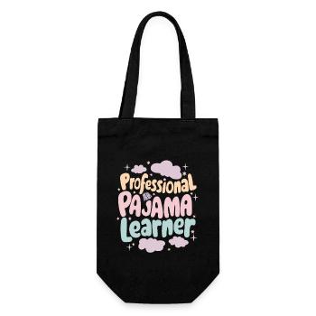 Homeschool Mom Dad Family Life Community Journey - Gift Bag for Bottles - black - Front