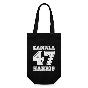 Kamala Harris, 47th President of the United States - Gift Bag for Bottles - black - Front