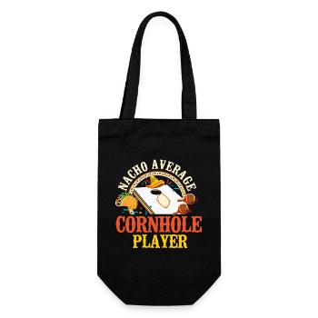 Joueur de sac de haricots de l’équipe Cornhole - Sac à bouteille - noir - Devant