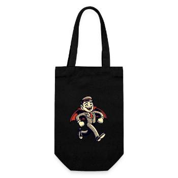 Rétro Vintage Style Halloween Vampire Costume Décoration - Sac à bouteille - noir - Devant