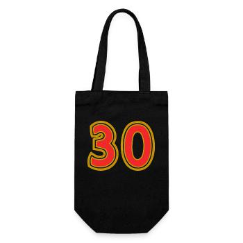 30. 30 YEARS. 30th ANNIVERSARY. 30 YEARS ANNIVERSARY. - Gift Bag for Bottles - black - Front