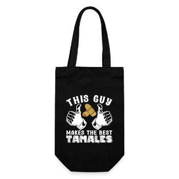 Tamale Mexikanisches Essen Tamale Liebhaber - Geschenkbeutel für Flaschen - Schwarz - Vorne