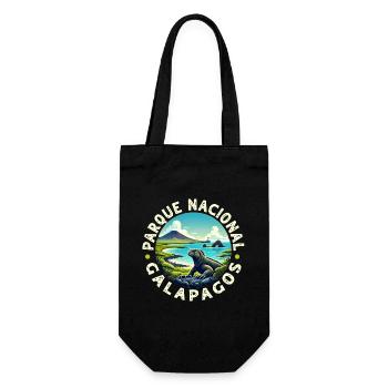Ecuador Quito Guayaquil Ecuadorianische - Geschenkbeutel für Flaschen - Schwarz - Vorne
