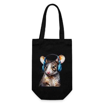 Casque Opossum Imprimé de conception d’animaux colorés - Sac à bouteille - noir - Devant