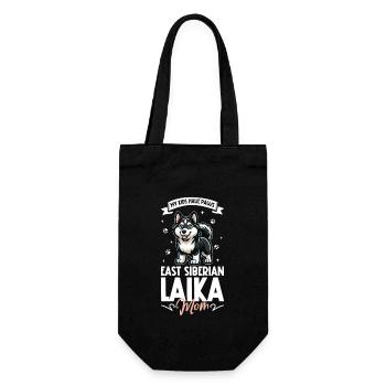 Ostsibirischer Laika Mama - Geschenkbeutel für Flaschen - Schwarz - Vorne