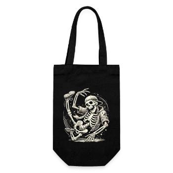 Skeleton Breakdance Master - Sac à bouteille - noir - Devant