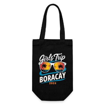Voyage entre filles Boracay 2024 - Sac à bouteille - noir - Devant