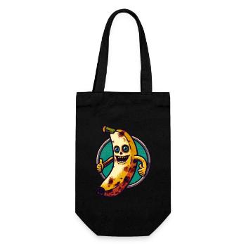 Zombie Banana Banana Lover Halloween - Gift Bag for Bottles - black - Front